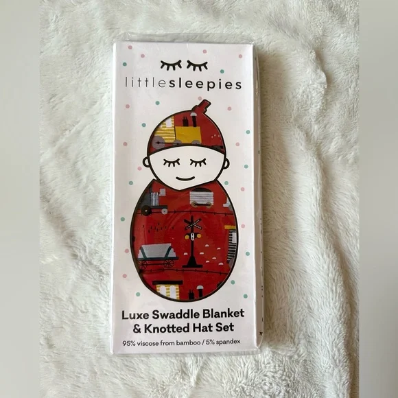 🚂NIB LS Train Swaddle Set🚂